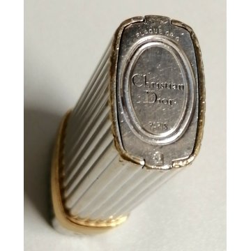 Christian Dior ACCENDINO TASCA DORATO Swiss made VINTAGE GOLDEN LIGHTER Briquet