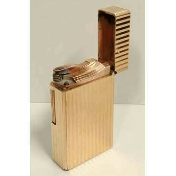 ACCENDINO TASCA St Dupont DORATO Paris France OLD GOLDEN LIGHTER Briquet VINTAGE