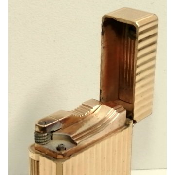 ACCENDINO TASCA St Dupont DORATO Paris France OLD GOLDEN LIGHTER Briquet VINTAGE
