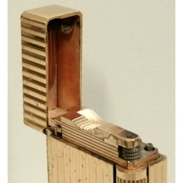 ACCENDINO TASCA St Dupont DORATO Paris France OLD GOLDEN LIGHTER Briquet VINTAGE
