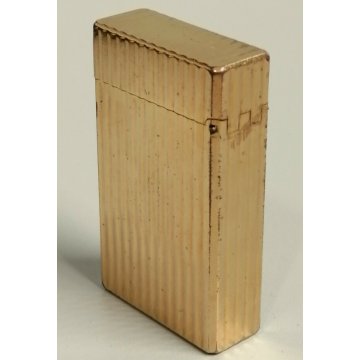 ACCENDINO TASCA St Dupont DORATO Paris France OLD GOLDEN LIGHTER Briquet VINTAGE