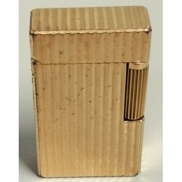 ACCENDINO TASCA St Dupont DORATO Paris France OLD GOLDEN LIGHTER Briquet VINTAGE