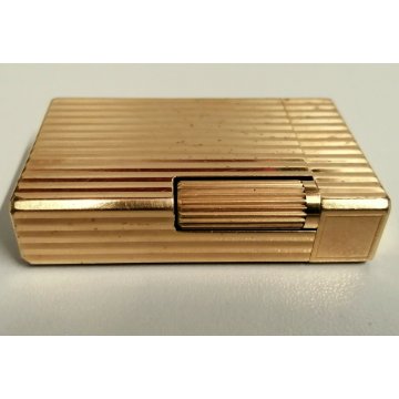 ACCENDINO TASCA St Dupont DORATO Paris France OLD GOLDEN LIGHTER Briquet VINTAGE
