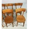 SET 8 SEDIE VINTAGE OSTERIA LEGNO MADE IN ITALY ANNI 70 RUSTICHE CHAIR 1970 