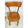SET 8 SEDIE VINTAGE OSTERIA LEGNO MADE IN ITALY ANNI 70 RUSTICHE CHAIR 1970 