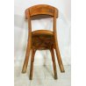 SET 8 SEDIE VINTAGE OSTERIA LEGNO MADE IN ITALY ANNI 70 RUSTICHE CHAIR 1970 