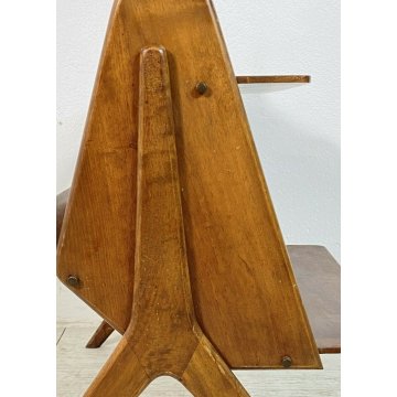 PORTARIVISTE VINTAGE ICO PARISI LEGNO DESIGN MID CENTURY ANNI 50 MODERNARIATO 