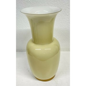GRANDE VASO INCAMICIATO DESIGN PAOLO VENINI ITALIA 1981 VETRO MURANO VASE GLASS
