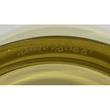 GRANDE VASO INCAMICIATO DESIGN PAOLO VENINI ITALIA 1981 VETRO MURANO VASE GLASS