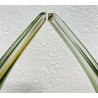 ANTICO VASO VETRO MURANO SOMMERSO FLAVIO POLI VERDE ARANCIONE VASE ANNI 60/70 
