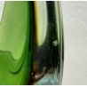 ANTICO VASO VETRO MURANO SOMMERSO FLAVIO POLI VERDE ARANCIONE VASE ANNI 60/70 