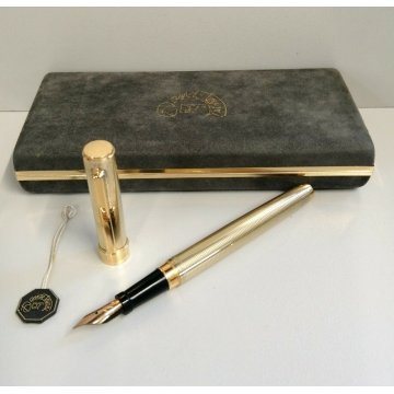 PENNA STILOGRAFICA VERMEIL argento 925 Davide Tessari VINTAGE FOUNTAIN PEN BOX
