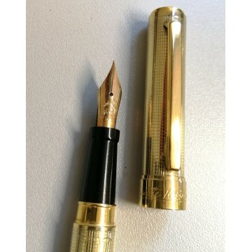 PENNA STILOGRAFICA VERMEIL argento 925 Davide Tessari VINTAGE FOUNTAIN PEN BOX
