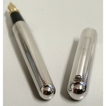 Alfa Romeo 164 PENNA STILOGRAFICA argento 925 anni 80 VINTAGE FOUNTAIN PEN BOX