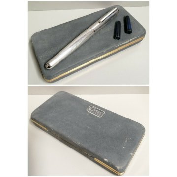 Alfa Romeo 164 PENNA STILOGRAFICA argento 925 anni 80 VINTAGE FOUNTAIN PEN BOX