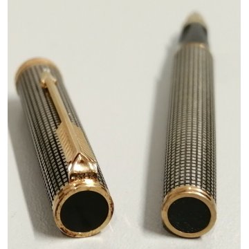 PENNA STILOGRAFICA Parker Premier ARGENTO epoca STERLING SILVER FOUNTAIN PEN BOX