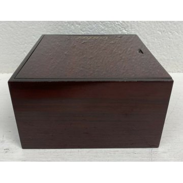 SCATOLA CARTIER VINTAGE LEGNO COPERCHIO SCORREVOLE ANNI 70 BOX OROLOGIO 