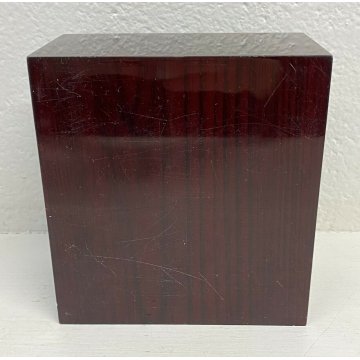 SCATOLA CARTIER VINTAGE LEGNO COPERCHIO SCORREVOLE ANNI 70 BOX OROLOGIO 