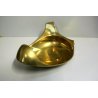 SCULTURA BRONZO DORATO FORMA ASTRATTA FIRMATA VINTAGE BOWL BRASS SIGNED '900