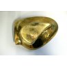 SCULTURA BRONZO DORATO FORMA ASTRATTA FIRMATA VINTAGE BOWL BRASS SIGNED '900