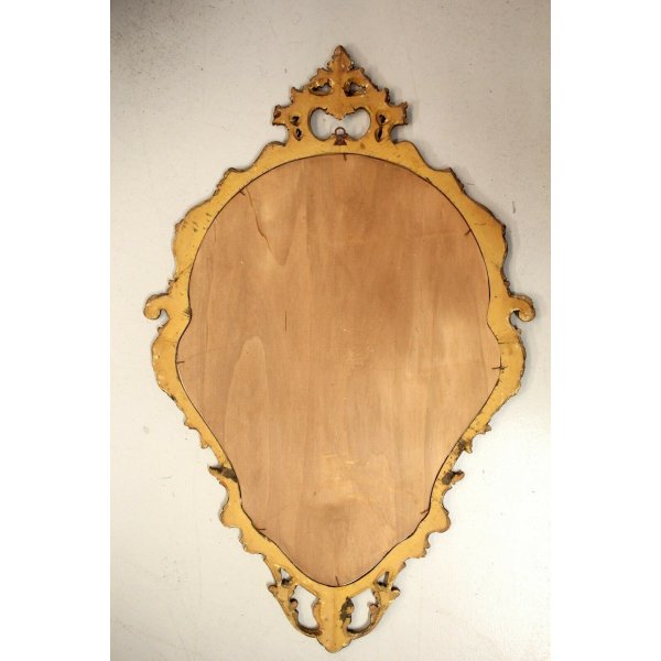 Specchio Ovale Vintage Dorato: Decorazione Da Tavolo Barocca Per Trucco E Scrivania