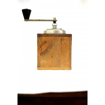 ANTICO MACINA CAFFE' MACININO COFFEE GRINDER Kaffeemühle LEGNO MID CENTURY '900