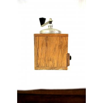 ANTICO MACINA CAFFE' MACININO COFFEE GRINDER Kaffeemühle LEGNO MID CENTURY '900