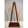 Giò Pomodoro COMPASSO SCULTURA/MULTIPLO 70/100 Torno s.p.a OTTONE LEGNO NOCE '70