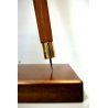 Giò Pomodoro COMPASSO SCULTURA/MULTIPLO 70/100 Torno s.p.a OTTONE LEGNO NOCE '70