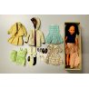 RARA BAMBOLA VINTAGE DOLL Jenni Italocremona 1964-514 accessori abiti SCHUBERTH