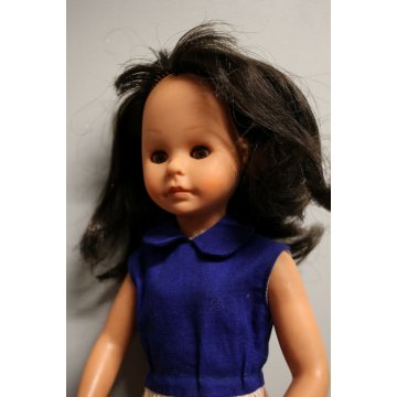 RARA BAMBOLA VINTAGE DOLL Jenni Italocremona 1964-514 accessori abiti SCHUBERTH