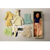 RARA BAMBOLA VINTAGE DOLL Jenni Italocremona 1964-514 accessori abiti SCHUBERTH