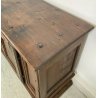 ANTICA CREDENZA BASSA LEGNO ABETE CASSAPANCA MADIA 1700 3 ANTE CERNIERE ANELLO 
