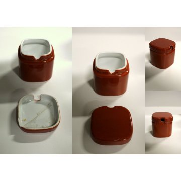 SERVIZIO TE CAFFE 6pers DESIGN Makio Hasuike CERAMICHE Franco Pozzi MINIMAL 1967
