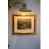 LAMPADA APPLIQUE ORO LUCE ACCENTO PER DIPINTO QUADRO OTTONE 1 LUME EPOCA VINTAGE