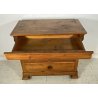 ANTICO PICCOLO COMÒ CAPPUCCINO 1900 CASSETTONE LEGNO NOCE 4 CASSETTI GUARDAROBA 