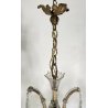 GRANDE LAMPADARIO LIBERTY MARIA TERESA VETRO MURANO PRIMI 1900 GOCCE GLASS LAMP