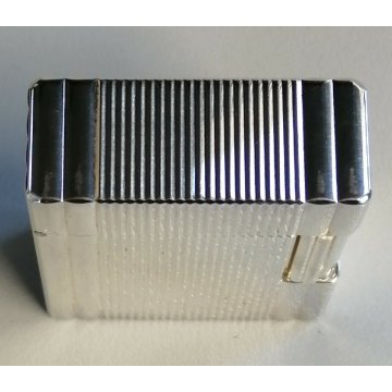ACCENDINO TASCA St Dupont ARGENTO anno 1995 Paris France VINTAGE LIGHTER Briquet