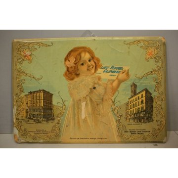 ORIGINALE PUBBLICITA VINTAGE Luigi Tschuor & Galimberti Milano OLD ADVERTISEMENT