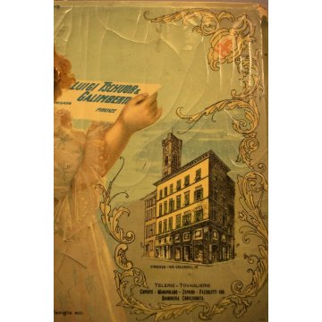 ORIGINALE PUBBLICITA VINTAGE Luigi Tschuor & Galimberti Milano OLD ADVERTISEMENT