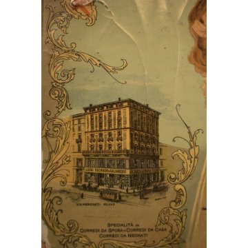 ORIGINALE PUBBLICITA VINTAGE Luigi Tschuor & Galimberti Milano OLD ADVERTISEMENT