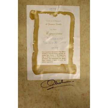 QUADRO DIPINTO ACRILICO Uguccione "Madonnina" RITRATTO ASTRATTO TECNICA MISTA 78