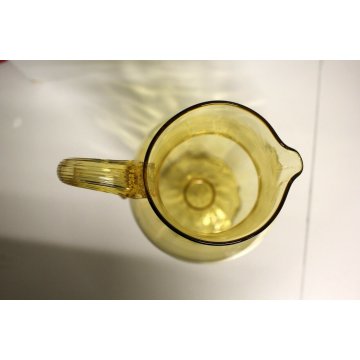  ANTICA BROCCA VETRO MURANO AMBRA COSTOLATO MEDAGLIONE LEONE Venezia ATTR.Venini