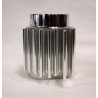 ACCENDINO da TAVOLO SAROME 1970 ALLUMINIO PIEZO ELECTRIC TABLE LIGHTER DESIGN