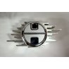 ACCENDINO da TAVOLO SAROME 1970 ALLUMINIO PIEZO ELECTRIC TABLE LIGHTER DESIGN