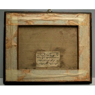 ANTICO QUADRO DIPINTO TELA OLIO BATTAGLIA Riccardo III RE INGHILTERRA Lancaster