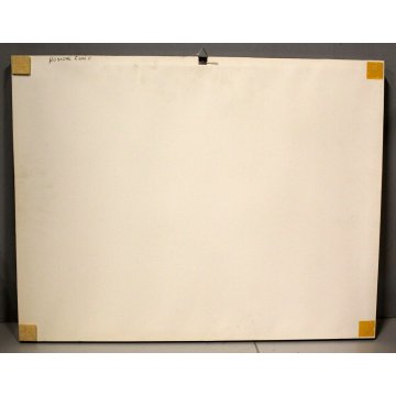 LITOGRAFIA STAMPA MULTIPLO 71/75 Morlotti Ennio DISEGNO ASTRATTO LECCO COMO '900