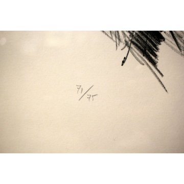 LITOGRAFIA STAMPA MULTIPLO 71/75 Morlotti Ennio DISEGNO ASTRATTO Untitled 1971