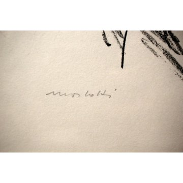 LITOGRAFIA STAMPA MULTIPLO 71/75 Morlotti Ennio DISEGNO ASTRATTO Untitled 1971