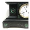 ANTICO OROLOGIO TAVOLO OFFICIER EPOCA 800 OLD CLOCK FUNZIONANTE CHIAVE VETRO 